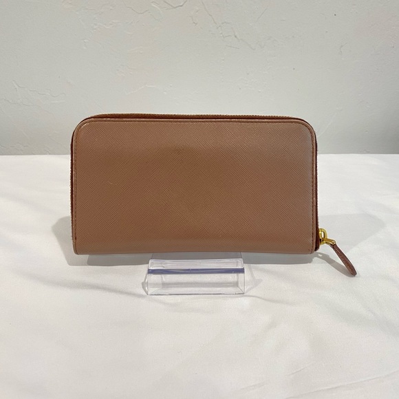 PRADA Saffiano Leather Zippy Wallet - Picture 2 of 14